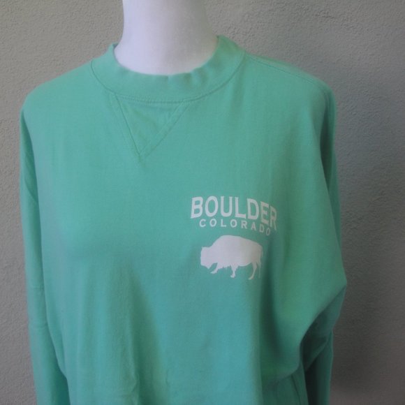Southpointe Jersey Spirt Jersey Boulder Colorado Green-White Med - Picture 2 of 6